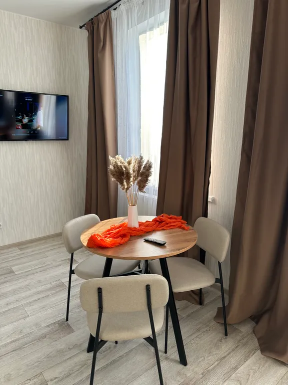 Просторная студия с красивым видом