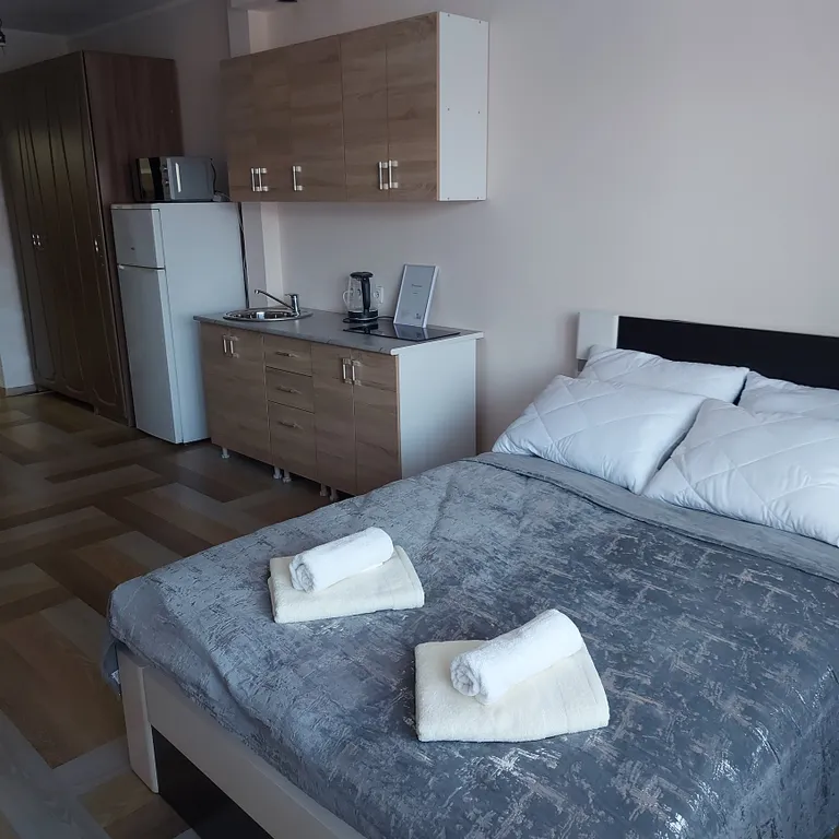 Уютная чистая квартира в новом доме с отличным видом на город