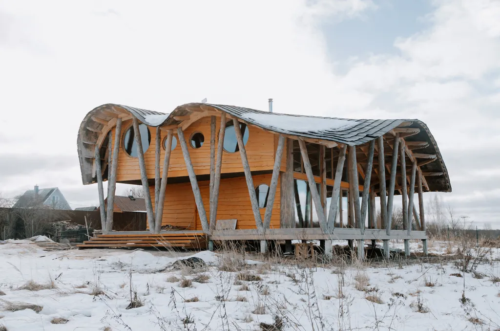 Коттедж Необычный гостевой дом Экопоэзис — аренда посуточно в Веслево