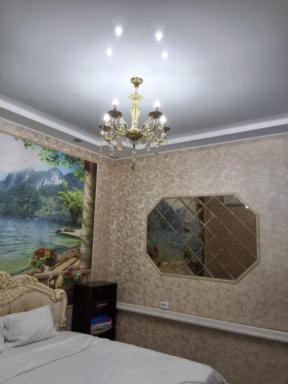 Студия с приятной синей подсветкой