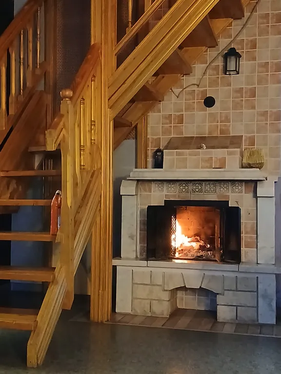 Атмосферная двухуровневая квартира с сауной