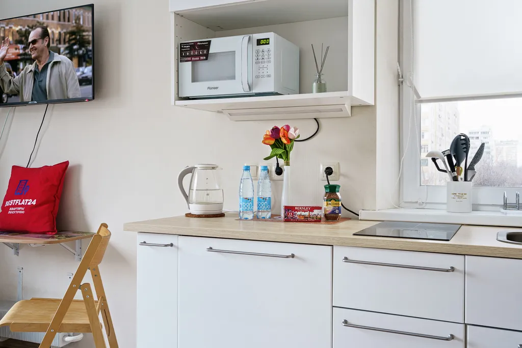 Квартира Квартира Уютная студия в новом Апарт-доме ЖК Селигер — Москва