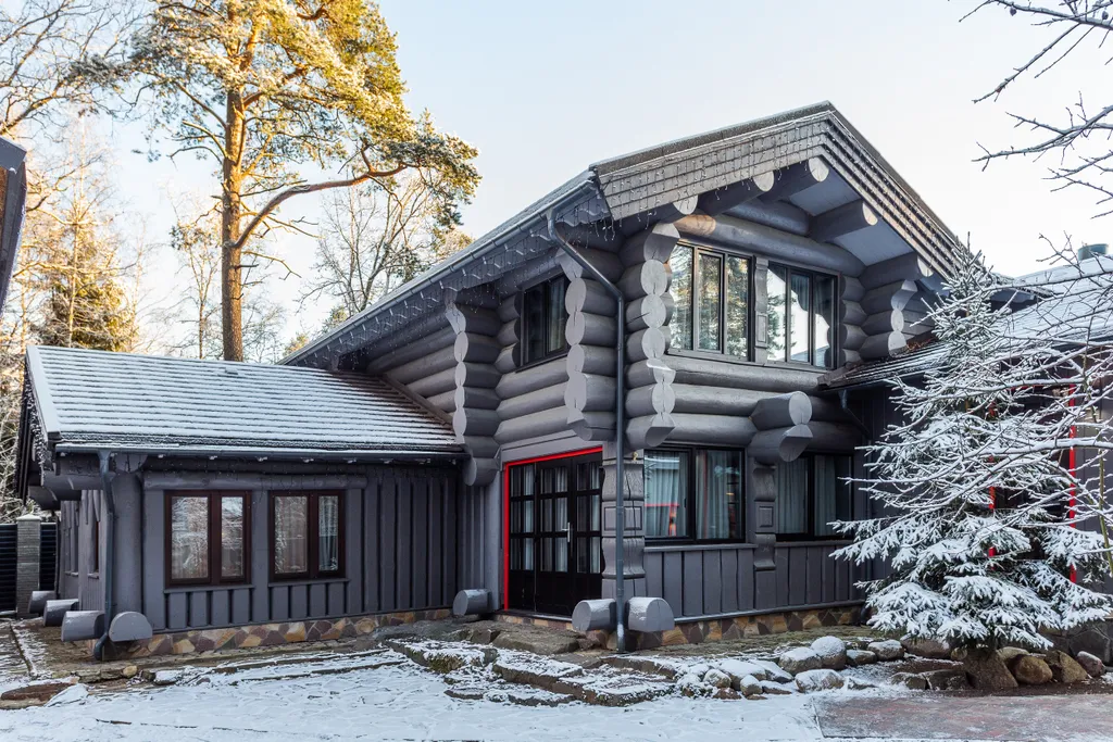 Коттедж Стильный загородный коттедж в стиле лофт — Зеленогорск