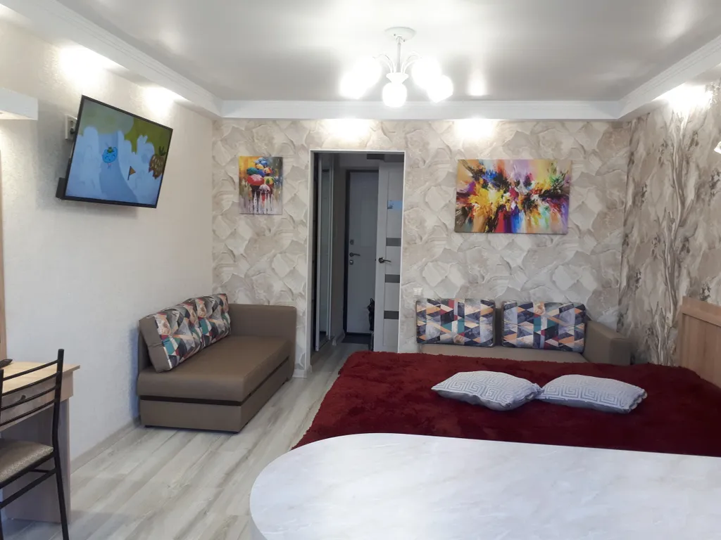 Уютная квартира-студия в курортной зоне с видом на горы и лес