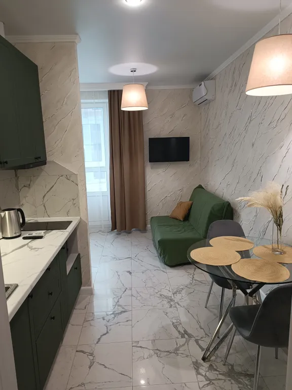 Квартира Квартира Уютная студия с боковым видом на море — Анапа