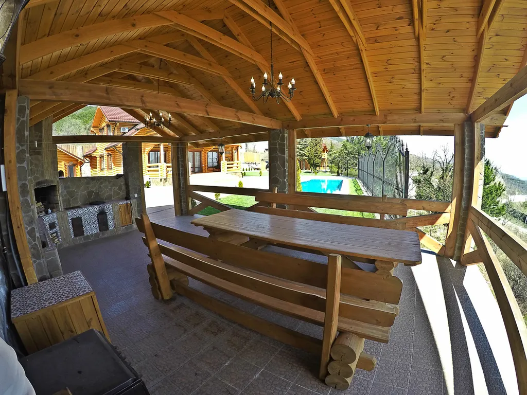 Дом с панорамным видом на море и гору Аю-Даг