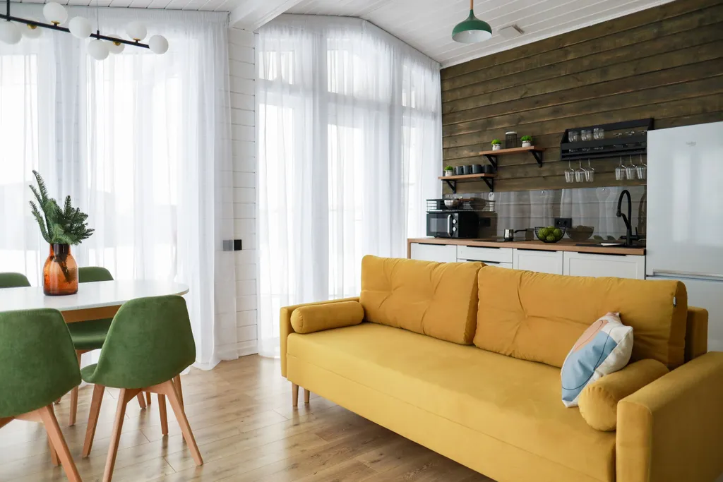 Стильный barnhouse с сауной