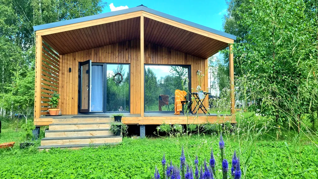 Коттедж Новый коттедж. Сауна и виды на природу-бесплатно — Санкт-Петербург