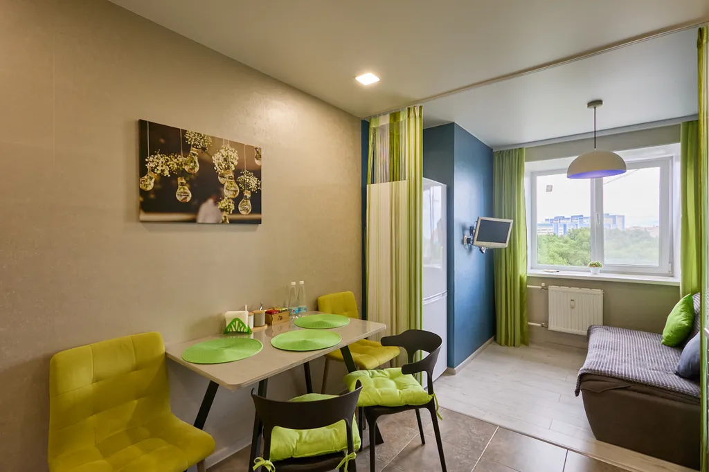 Квартира с видом на храм в самом центре активного отдыха