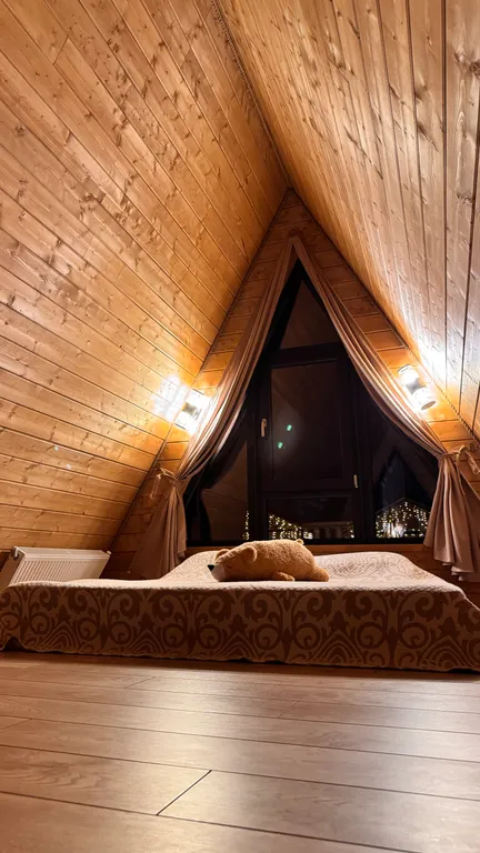 Коттедж Уютный домик A-Frame с видом на горы — Архыз