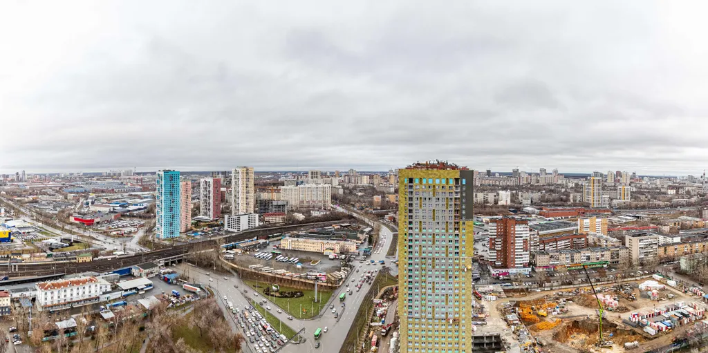 Квартира Уютная квартира на 35 этаже с подземным паркингом от Lobanov Apart — Екатеринбург