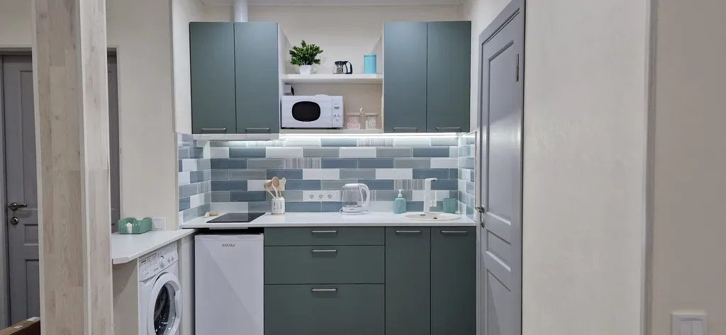 Квартира Квартира Уютная современная студия с балконом на 2-4 человека — Лазаревское