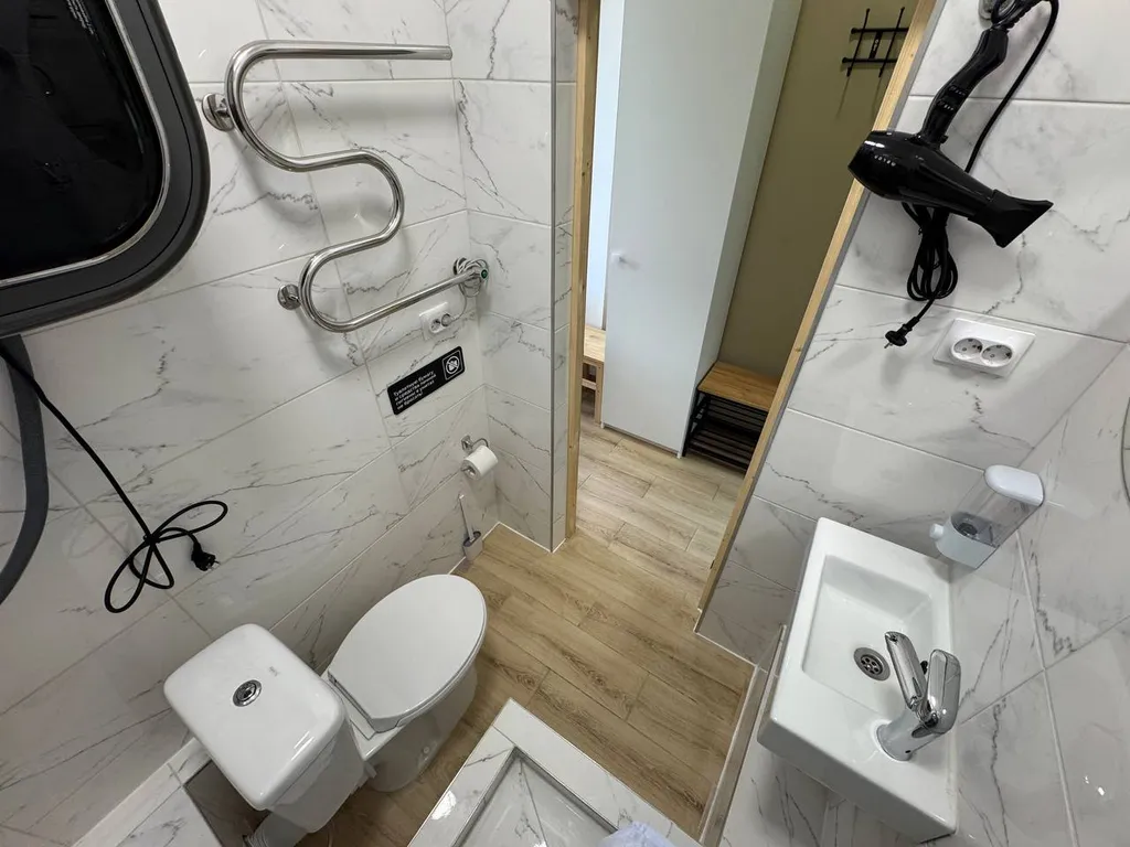 Квартира Новые 2-х местные апартаменты без кондиционера с кухней, амалиенау — Калининград