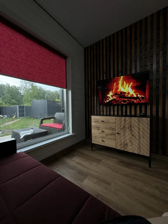 Дом с сауной, включена в стоимость, и горячей купелью на террасе