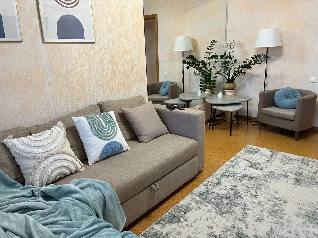 Уютная квартира в центре Хосты, 10 мин до пляжа неспешным шагом