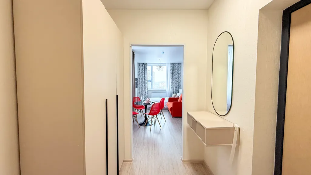 Студия на высоком этаже