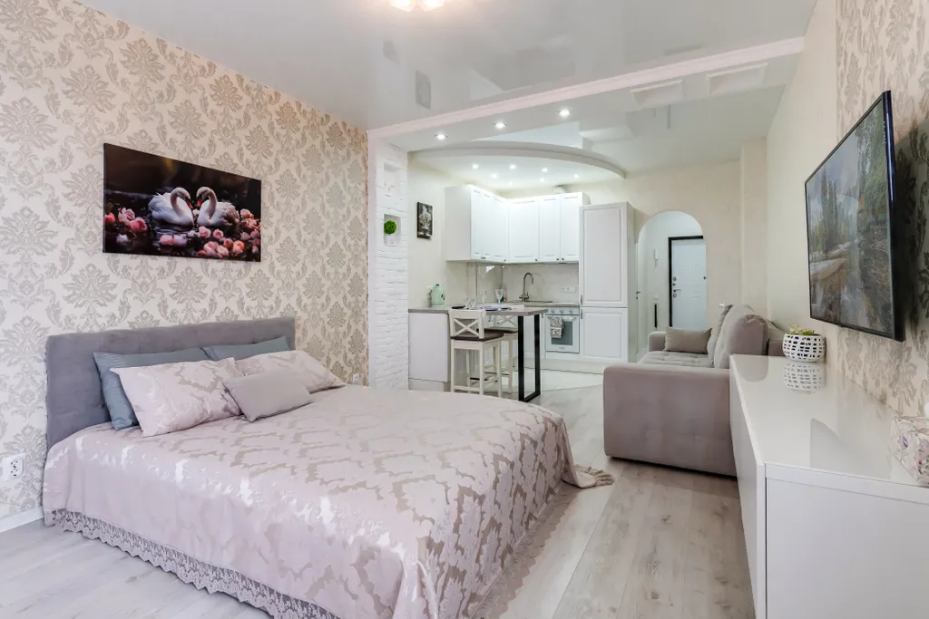 Дизайнерская просторная студия площадь Чкалова