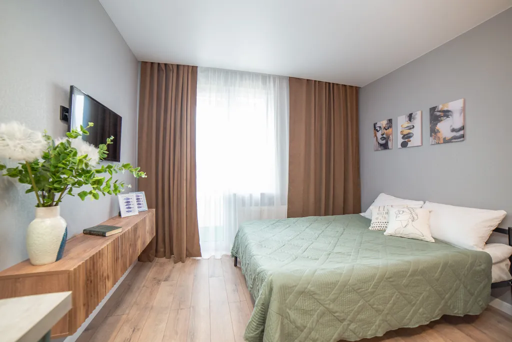 Студия с балконом на Отрадной 1 для двоих