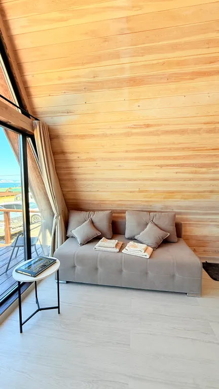 Дома А-фрейм на Ольхоне с видом на Байкал!