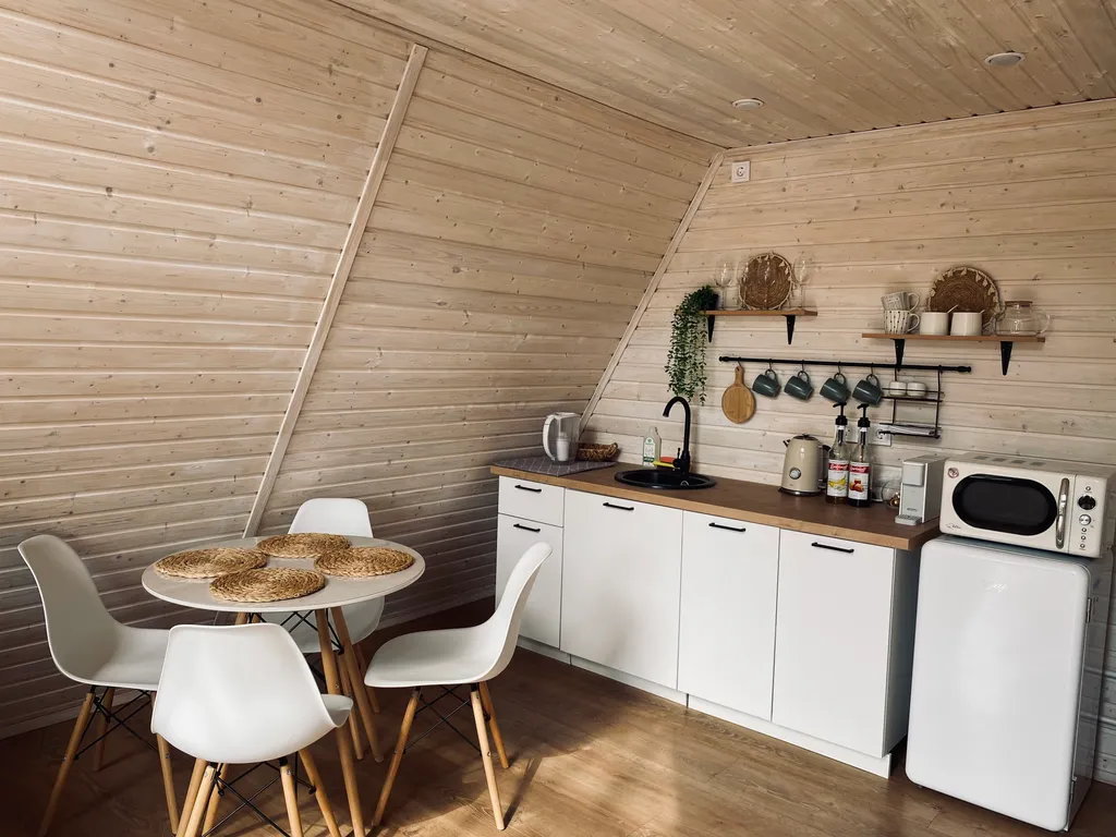 Стильный домик А-фрейм