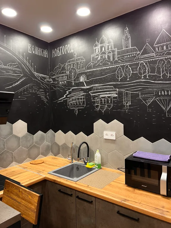 Студия с кондиционером в стиле Лофт