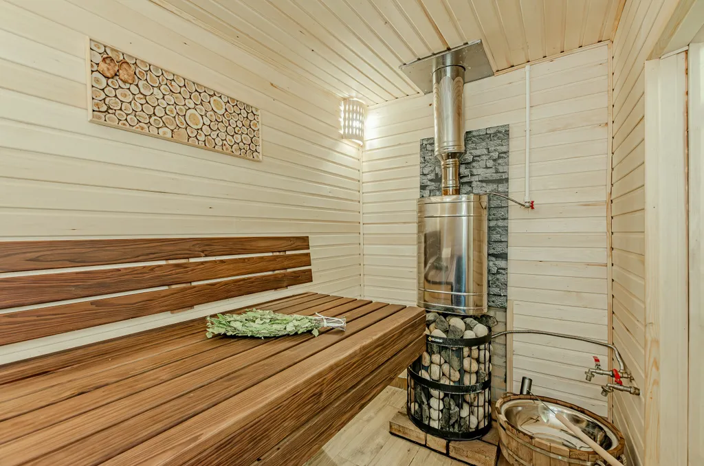 Барнхаус с баней на дровах и чаном SkyLove Glamp