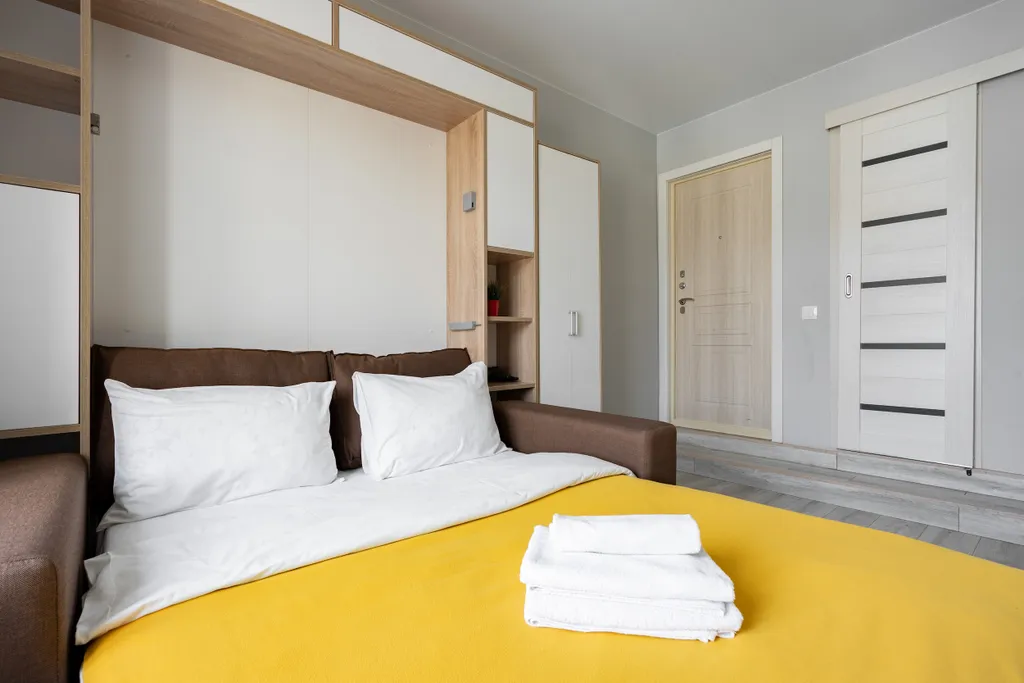 Квартира Квартира Студия у метро Спортивная и Академии Можайского — Санкт-Петербург