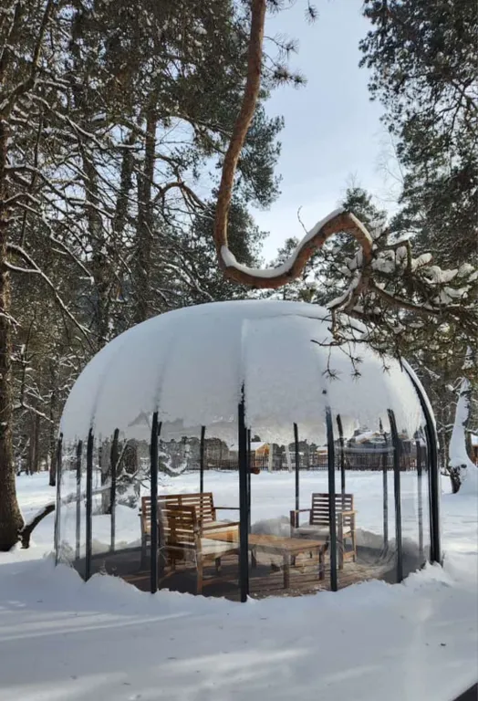 Коттедж в лесной зоне с тремя спальнями