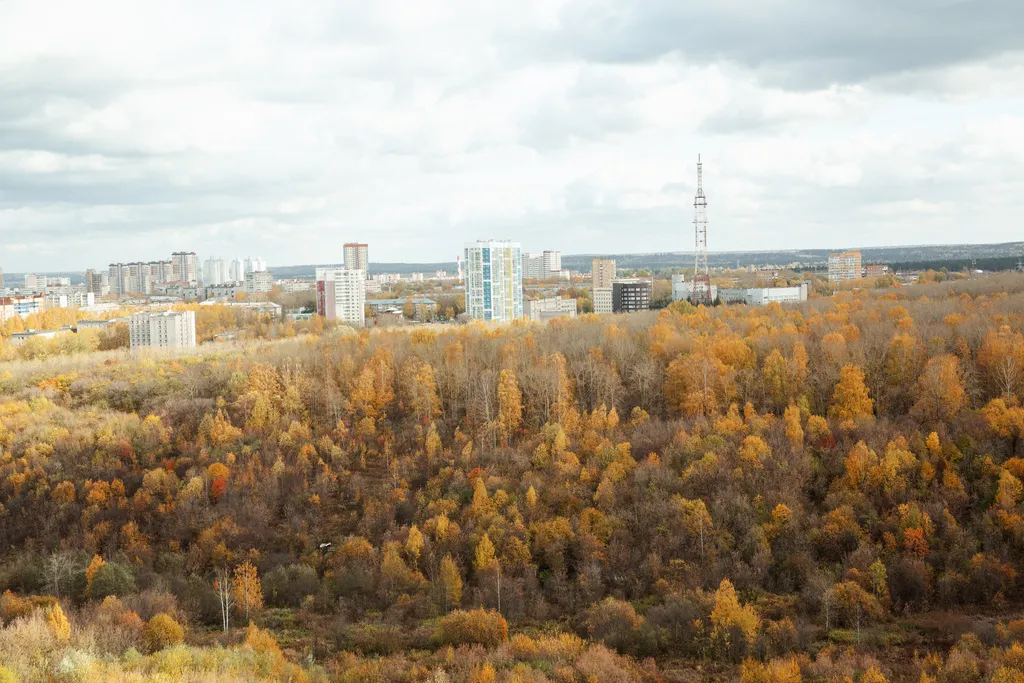 Видовая квартира большой площади в новом доме, рядом с центром