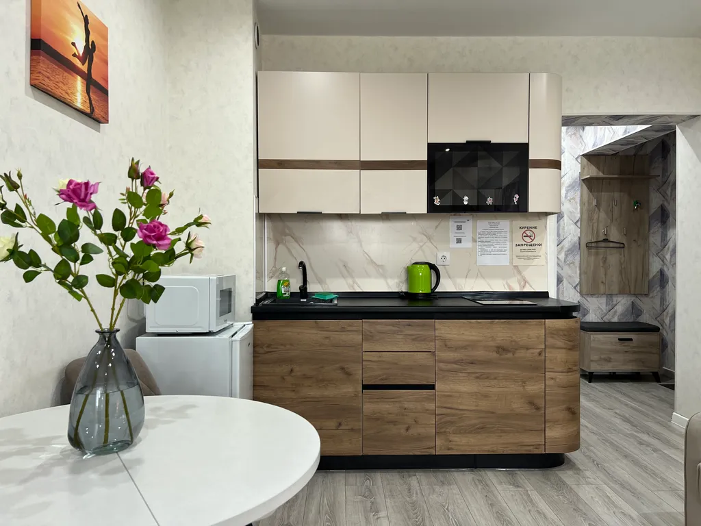 Студия в центре с видом на город, не берем оплату за финальную уборку