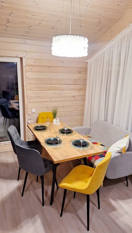 Уютный дом с дровяным камином