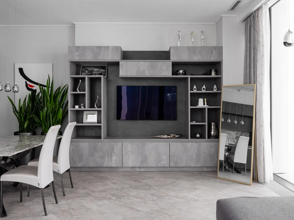 Стильный угловой апартамент в Neva Towers