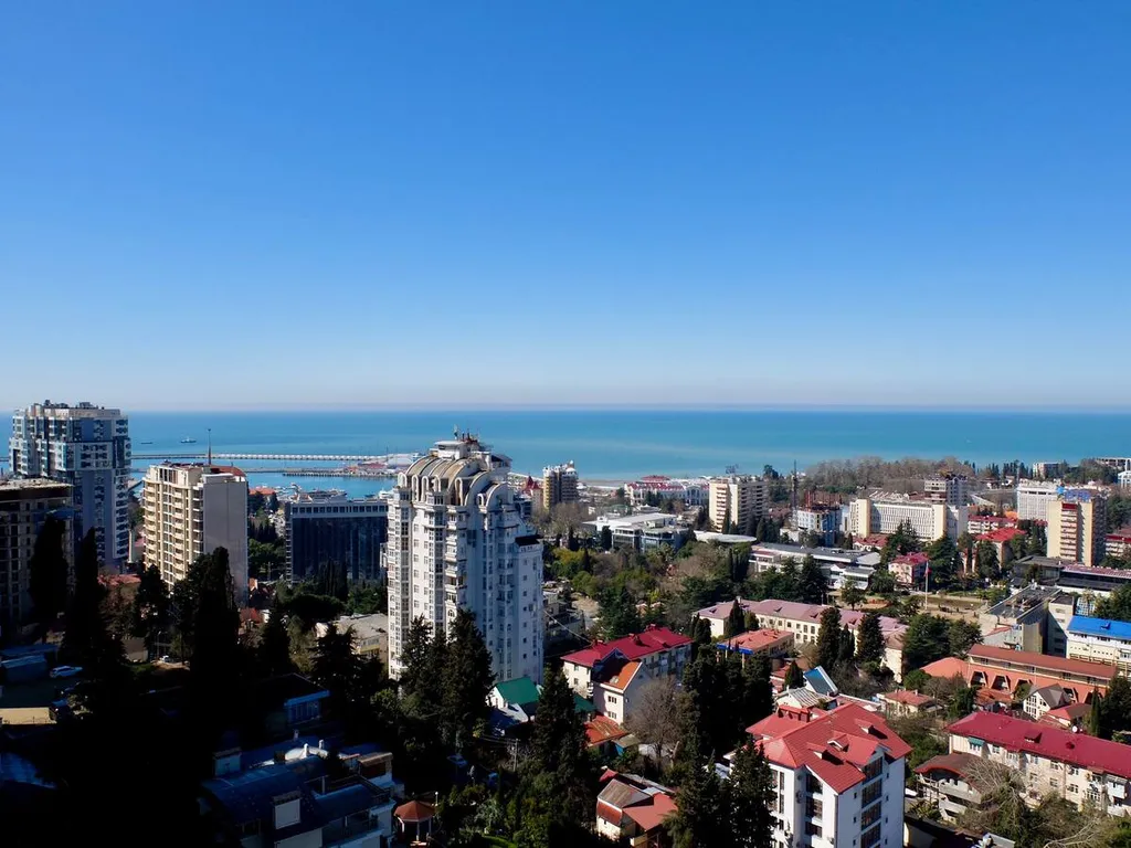 Квартира Квартира Двухкомнатная в центре с лучшим видом на море — Сочи