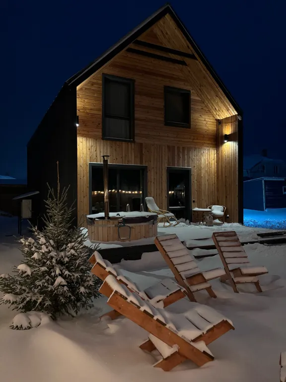 Уникальный барнхаус с купелью сауной и домашним кинотеатром