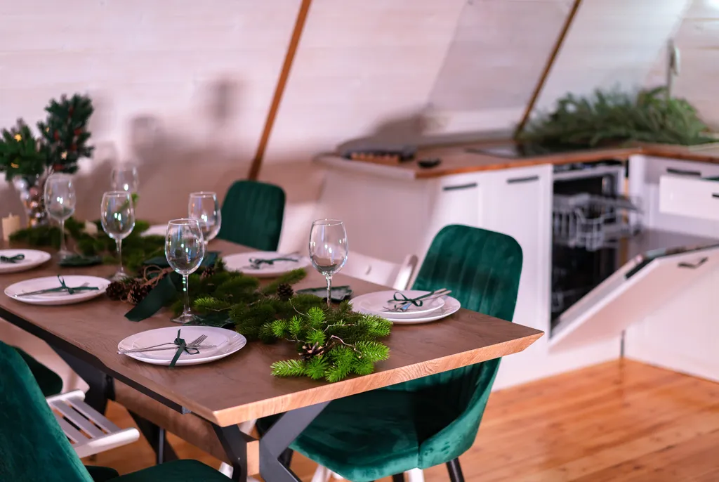 Коттедж A-frame дом Изумруд — Образцово