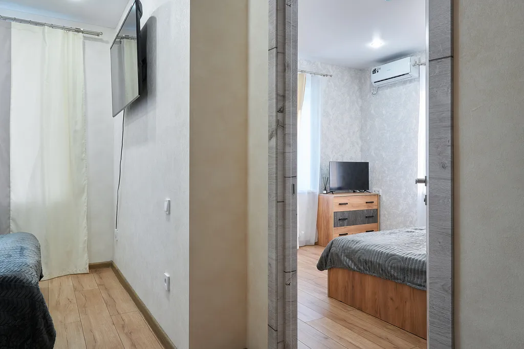 Апартаменты двухуровневые двухкомнатные с кухней (апарт 7)