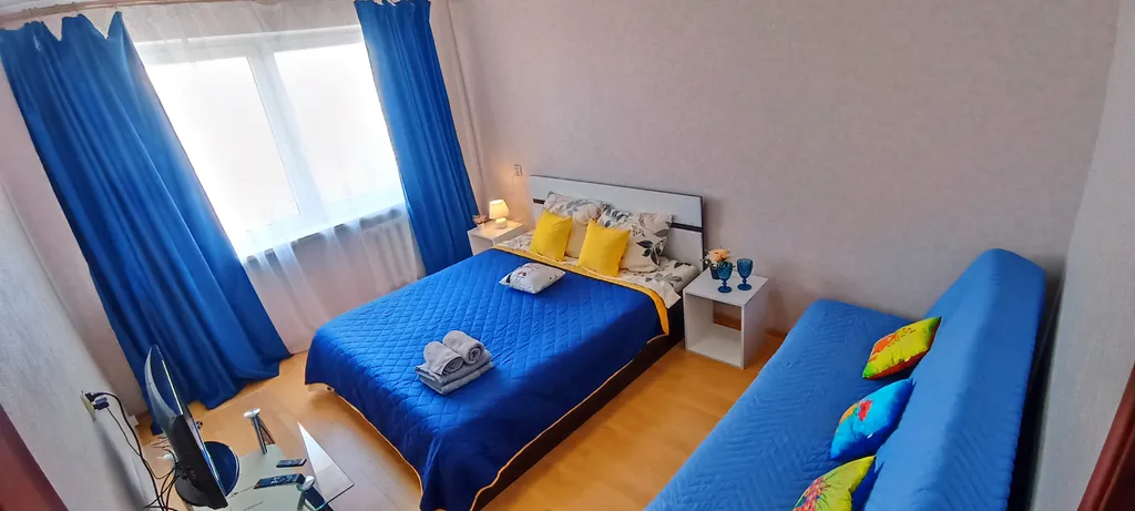 Квартира Квартира Центр города! 3 изолированные комнаты, 3 кровати — Калининград