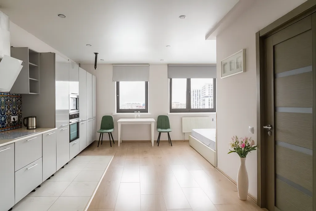 Уютная студия в башне Красный Кит