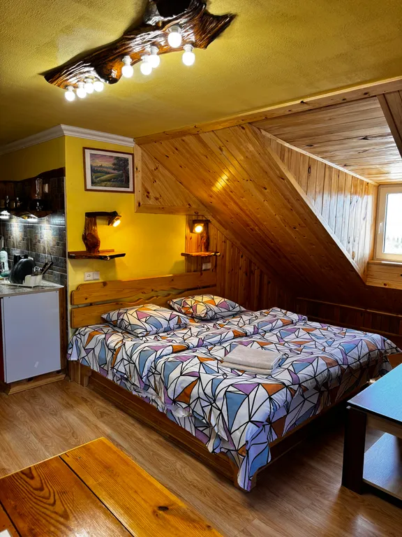 Апартаменты-студио с видом на озеро для 2 гостей на озере Дривяты