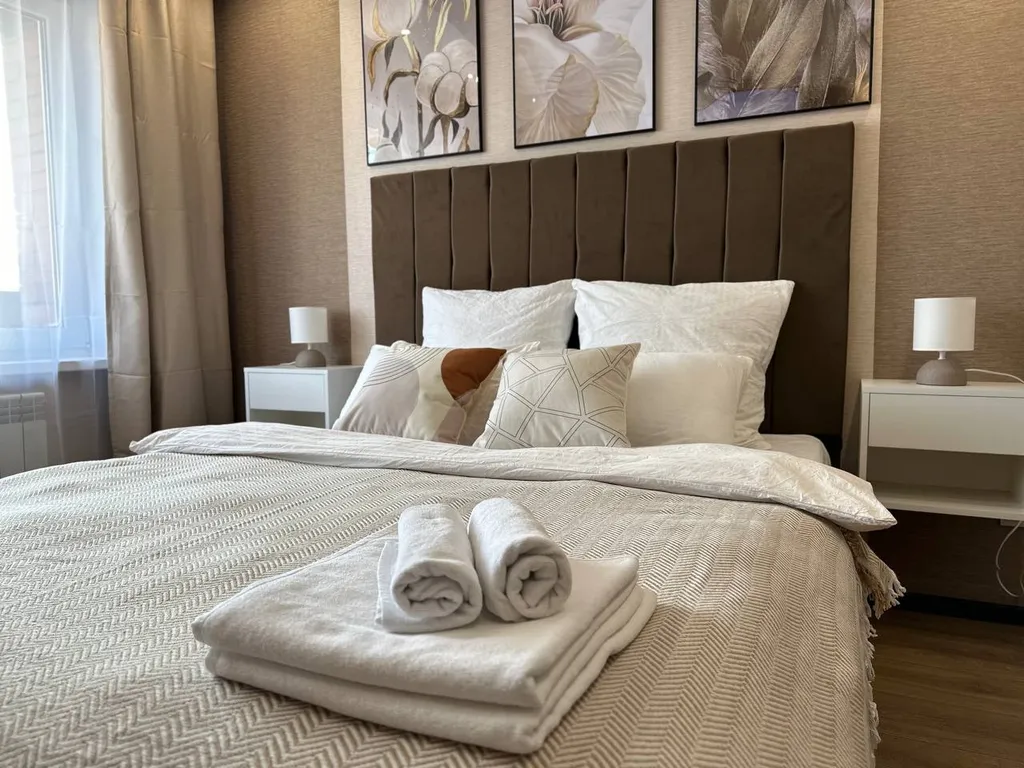 Уютная квартира с кондиционером, в октябрьском районе