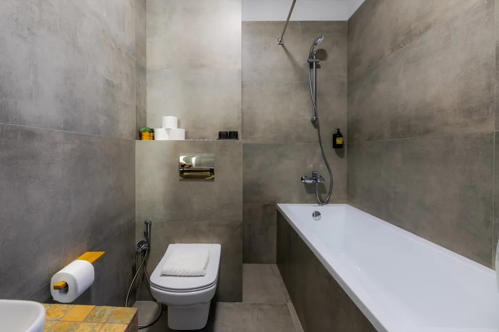 1-е апартаменты с видом на горы и бассейном