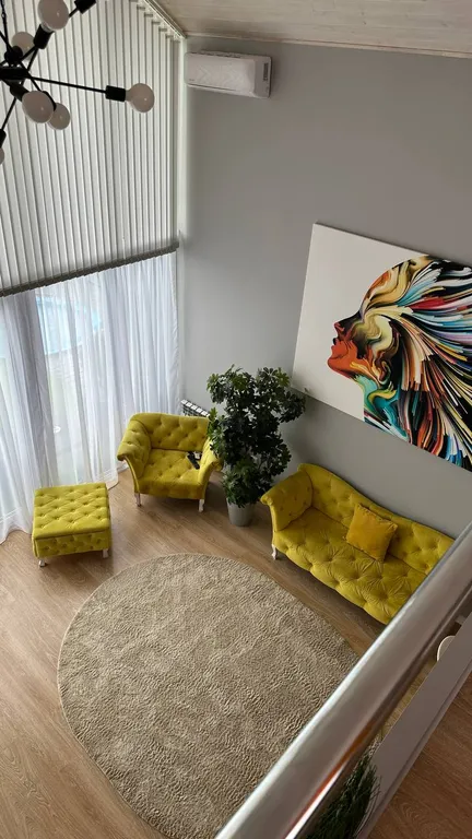 Дом в стиле БарнХаус с тёплым бассейном