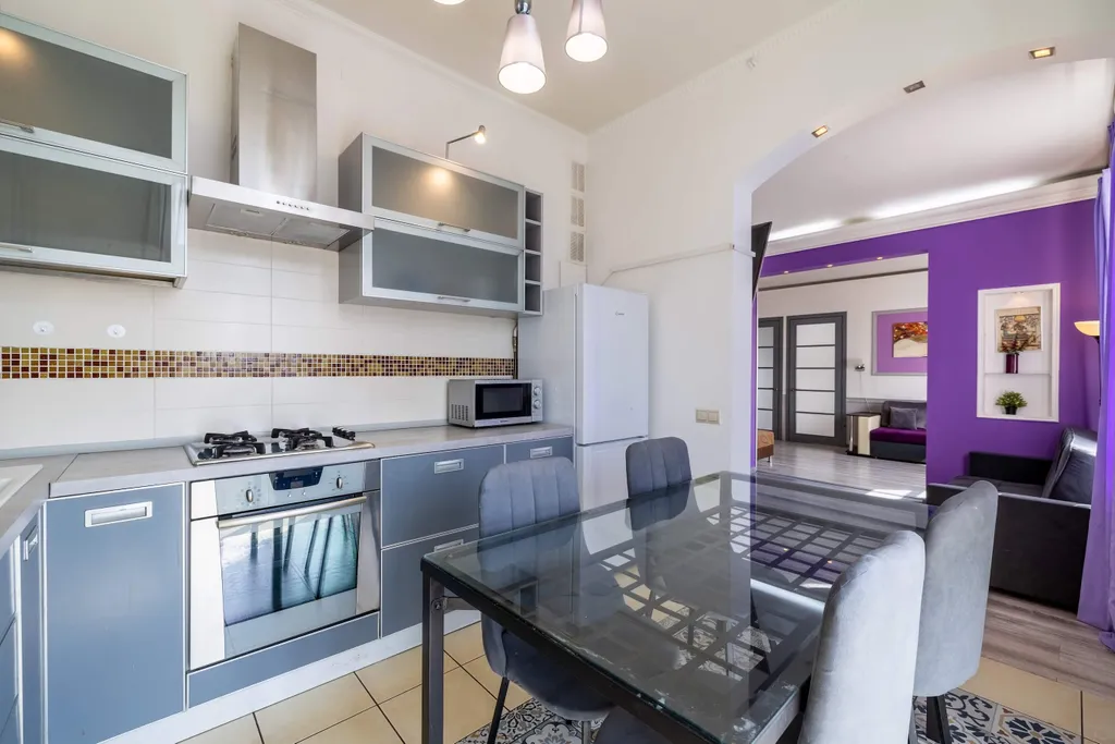 Квартира 4-ком квартира с видом на ночную Москву — Москва