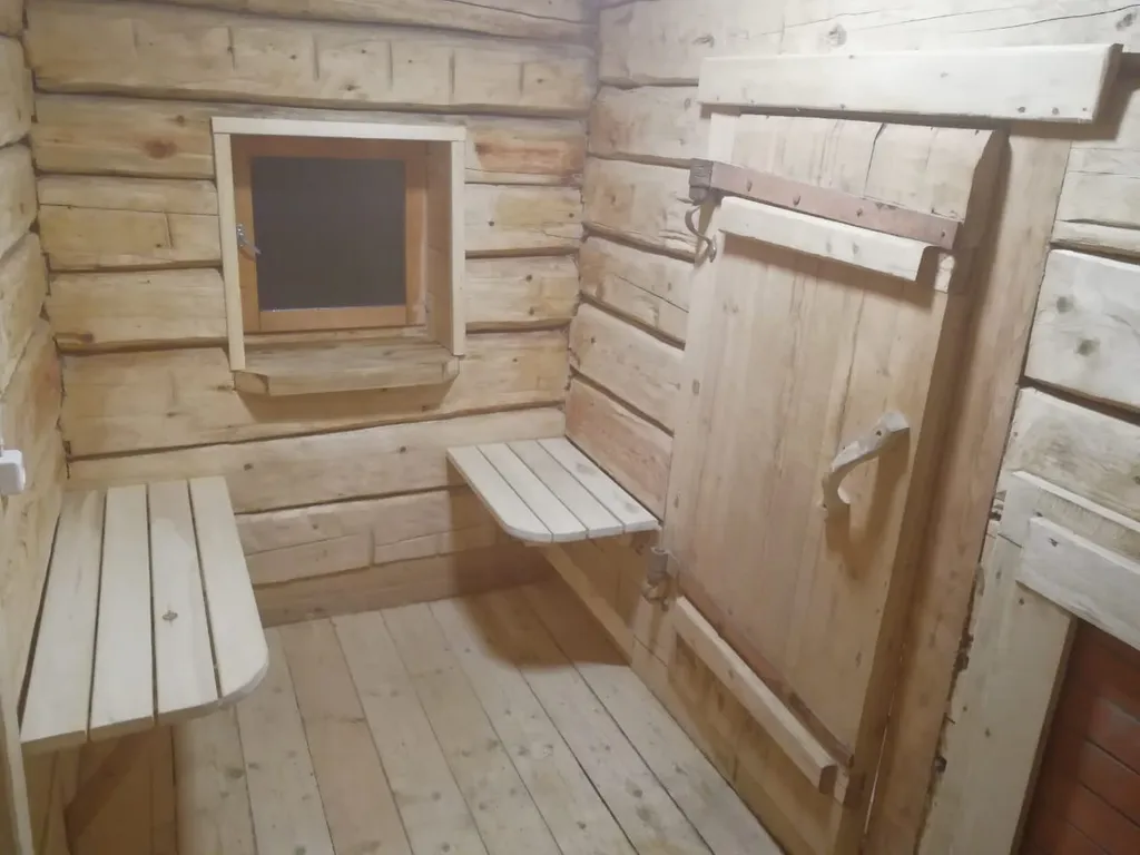 Настоящий деревенский домик в Карелии