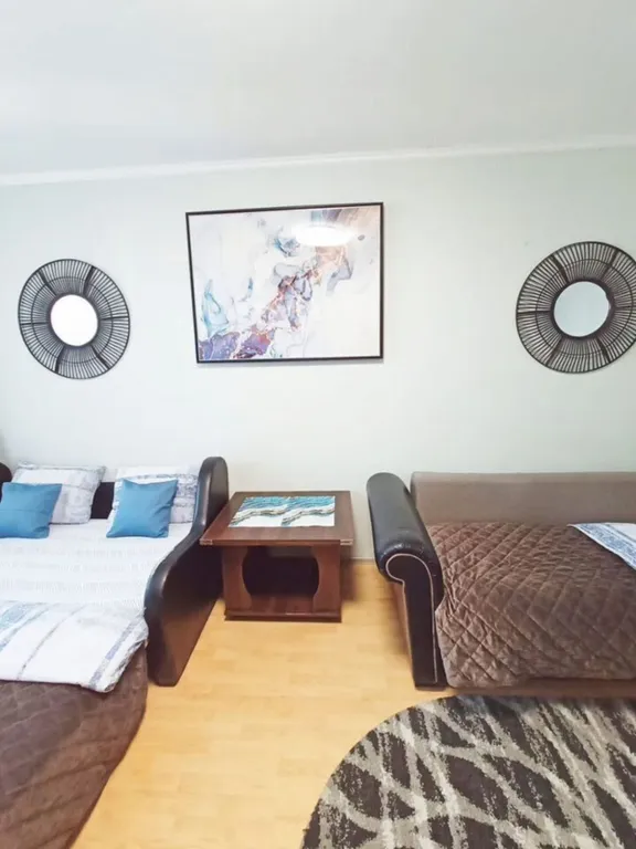 Большая суперкомфортная двухкомнатная квартира с двумя балконами