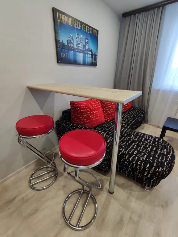 Уютная студия на благоустроенной набережной реки Ока