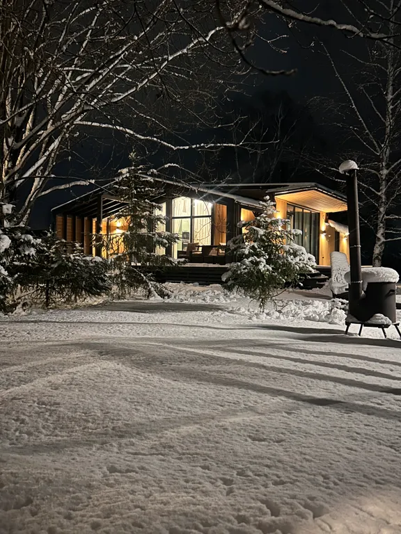 Коттедж Уютный Домик с камином, баней и купелью — Истра