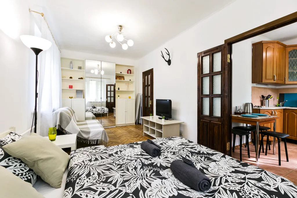 Квартира Квартира Tverskaya white apartment in city centre with parking nearby — Москва