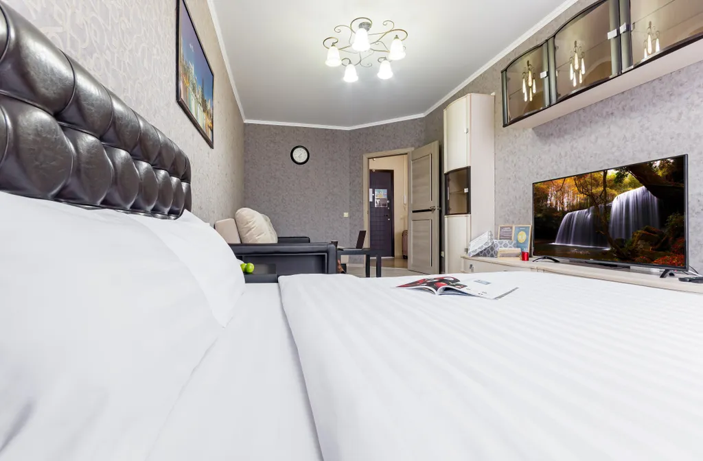 Квартира Квартира 24 этаж, панорама города и гор, жк «большой», бесконтактно 24/7 — Краснодар