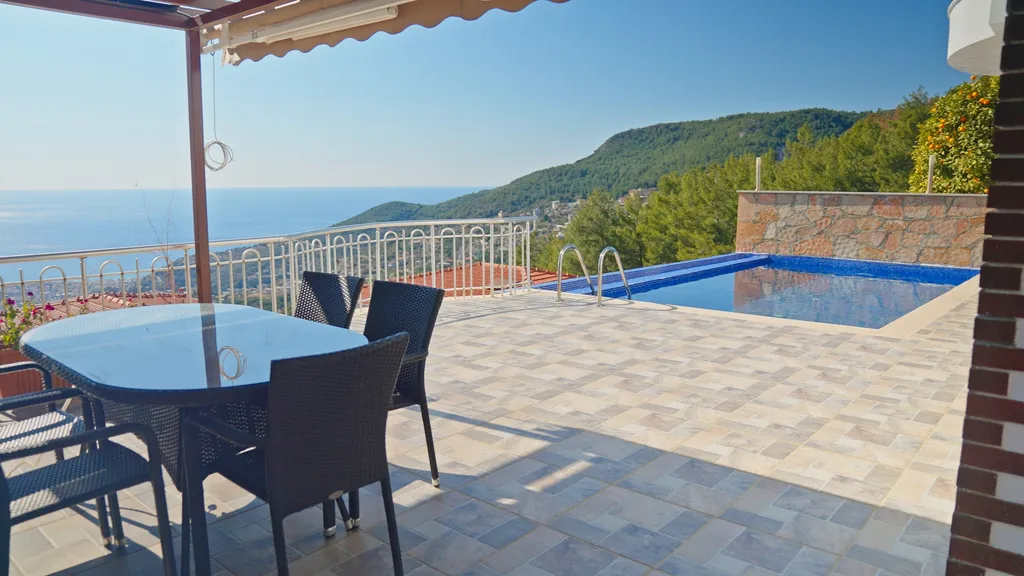 Вилла Tepe с Infinity с бассейном и панорамным видом